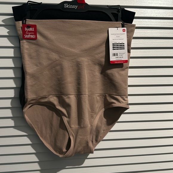 SKINNY GIRL Double Layer Smoothers & Shapers. Shaping High-Waist Briefs. Various - Picture 1 of 5
